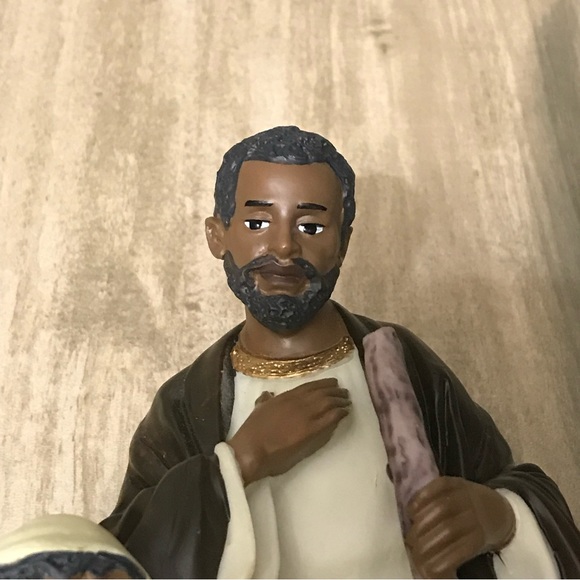 African-American Holy Family Nativity Scene Christmas - Picture 6 of 6